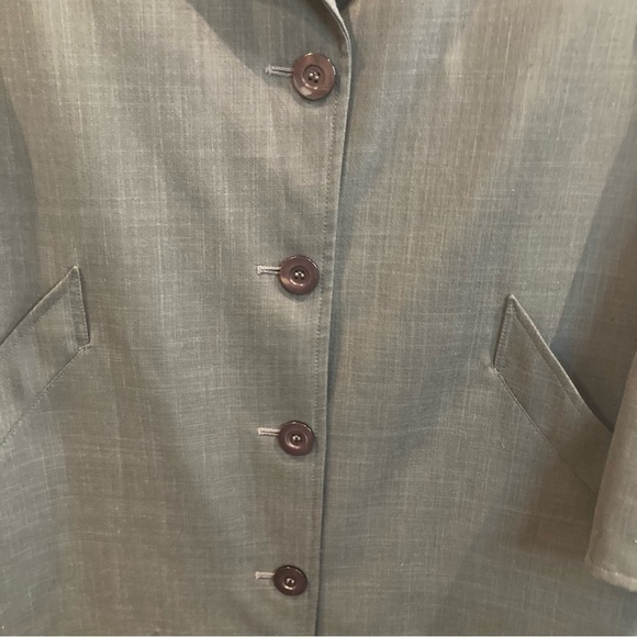 LONDON  FOG Sz 14R Classic Lined Buttoned Pockets Trench Rain Coat - Picture 12 of 12